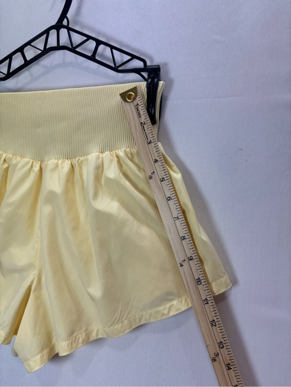 Free People FP Movement Women’s Yellow Athletic Shorts XS Activewear